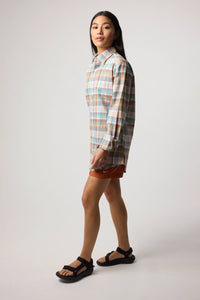 GREEN SUMMER PLAID SHIRT