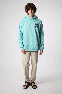 SUDADERA CON CAPUCHA CLASSIC ACQUA