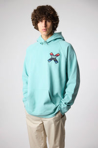 SUDADERA CON CAPUCHA CLASSIC ACQUA