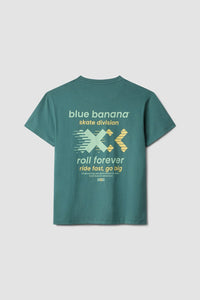 AMAZON GREEN BLOCK TEE