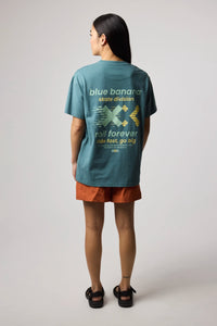 AMAZON GREEN BLOCK TEE