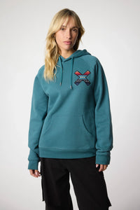 SUDADERA CON CAPUCHA CLASSIC AMAZON GREEN