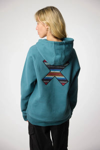 SUDADERA CON CAPUCHA CLASSIC AMAZON GREEN