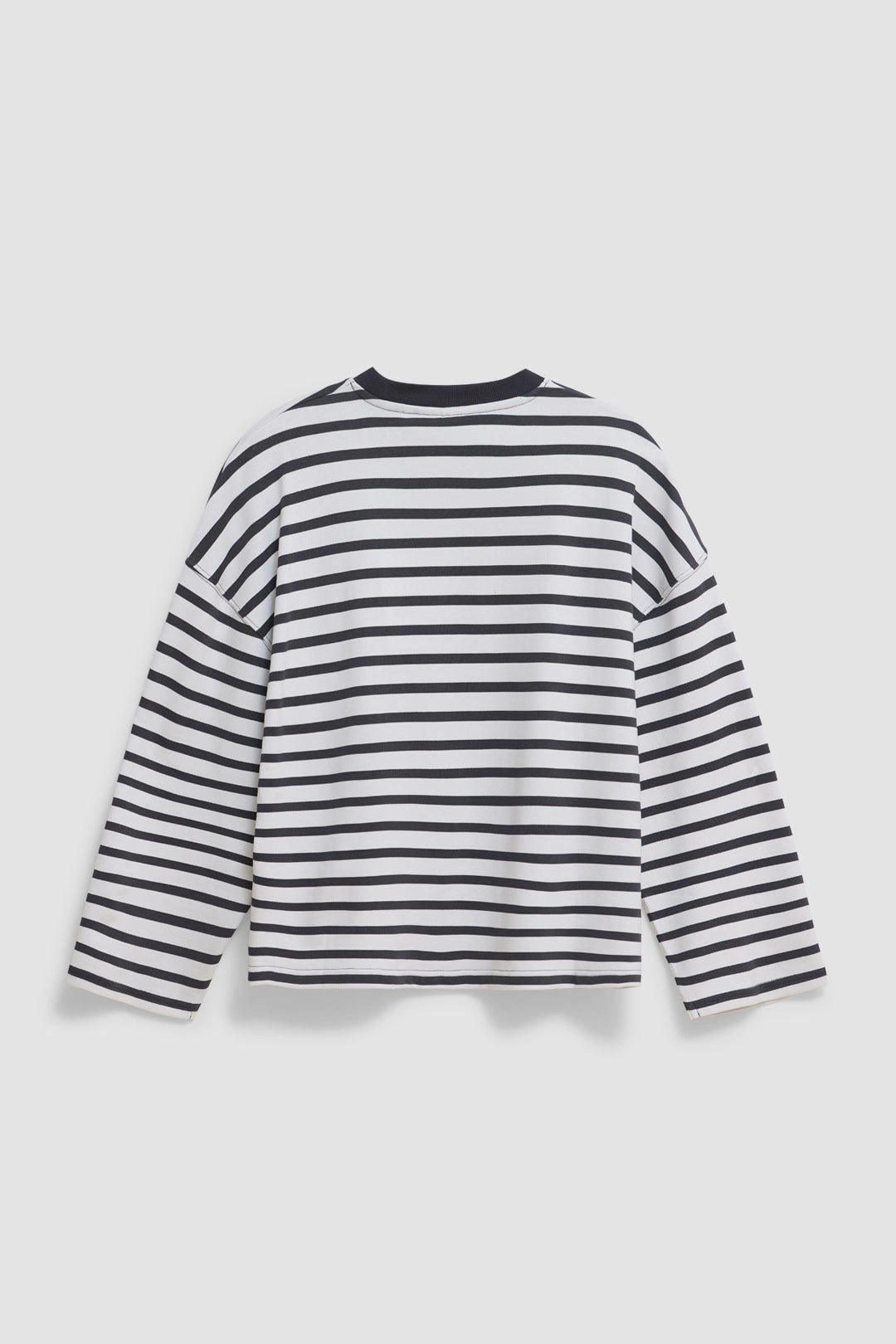 ANTHRACITE STRIPES WOMAN CREW