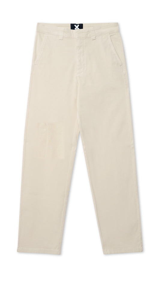 BEIGE HEART WOMAN CHINO PANTS