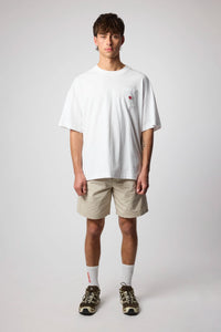 BEIGE WAVE SHORTS