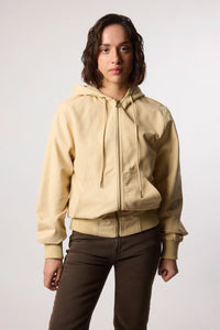 BEIGE CANVAS JACKET