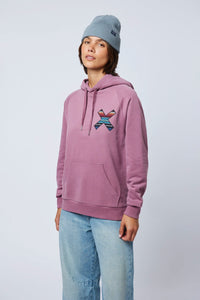 SUDADERA CON CAPUCHA CLASSIC BERRY
