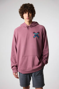 SUDADERA CON CAPUCHA CLASSIC BERRY
