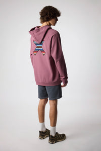 SUDADERA CON CAPUCHA CLASSIC BERRY