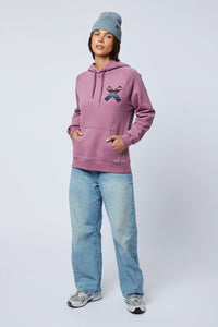 SUDADERA CON CAPUCHA CLASSIC BERRY