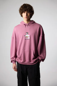 BERRY WIPEOUT HOODIE