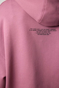 SUDADERA CON CAPUCHA WIPEOUT BERRY