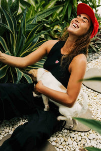 BLACK HEART WOMAN TANK TOP