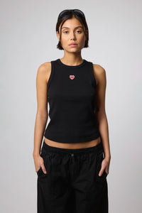 BLACK HEART WOMAN TANK TOP