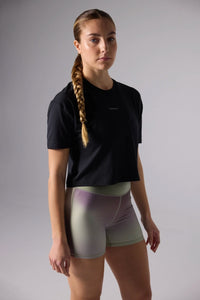 CAMISETA MUJER TRAIN NEGRA
