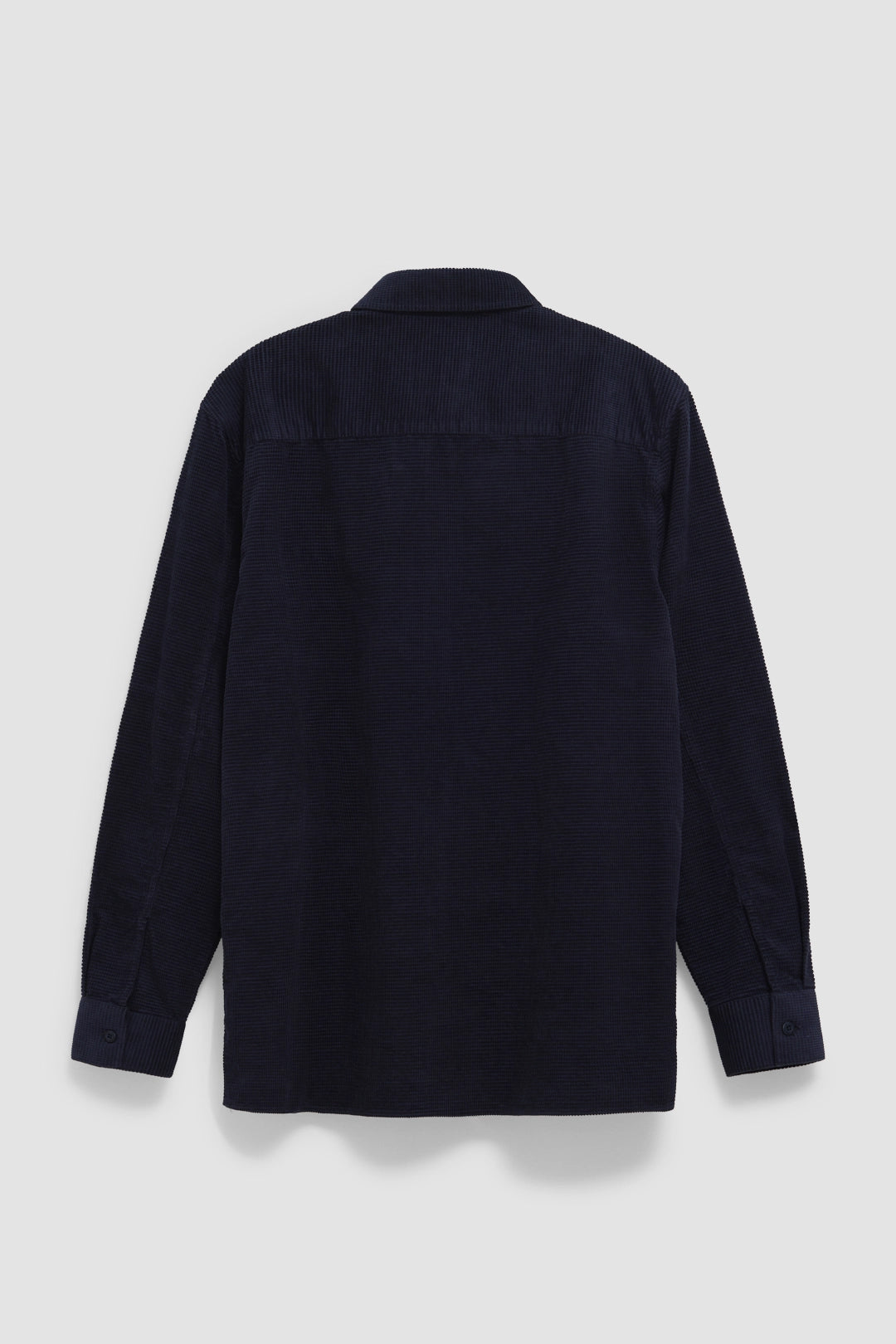 INDIGO BLUE WAFFLE OVERSHIRT