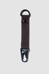 BROWN LOGO KEYCHAIN