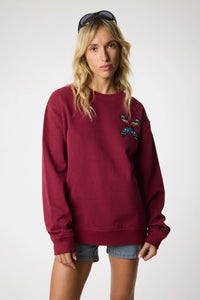 SUDADERA CLASSIC BURGUNDY