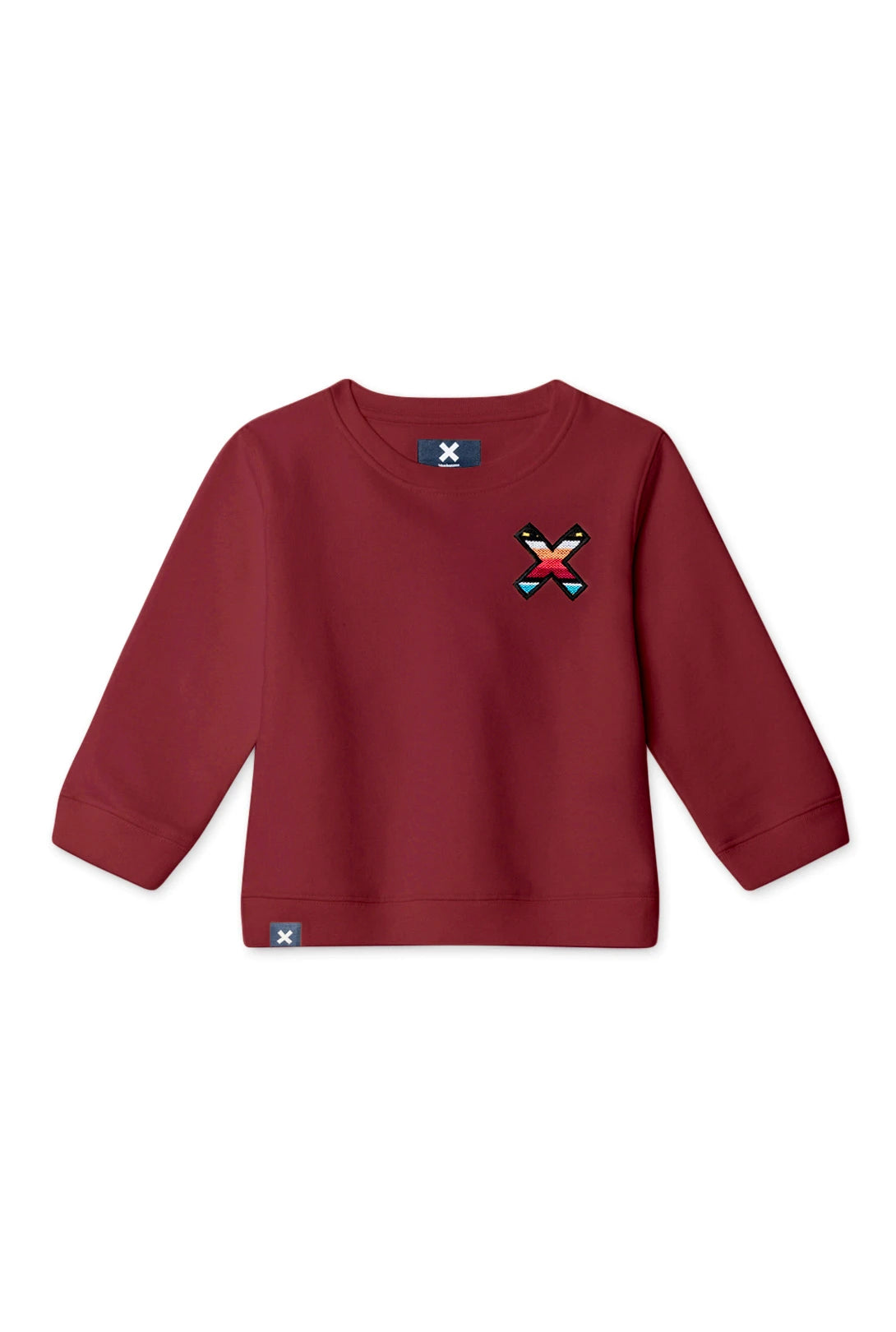 BURGUNDY CLASSIC KIDS CREW