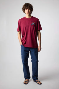 CAMISETA CLASSIC BURGUNDY