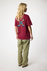 CAMISETA CLASSIC BURGUNDY