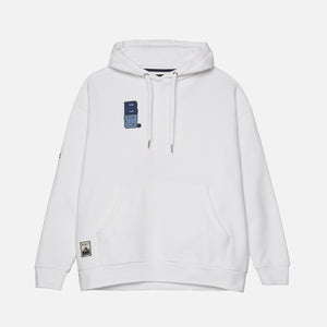 WHITE BLOOM HOODIE