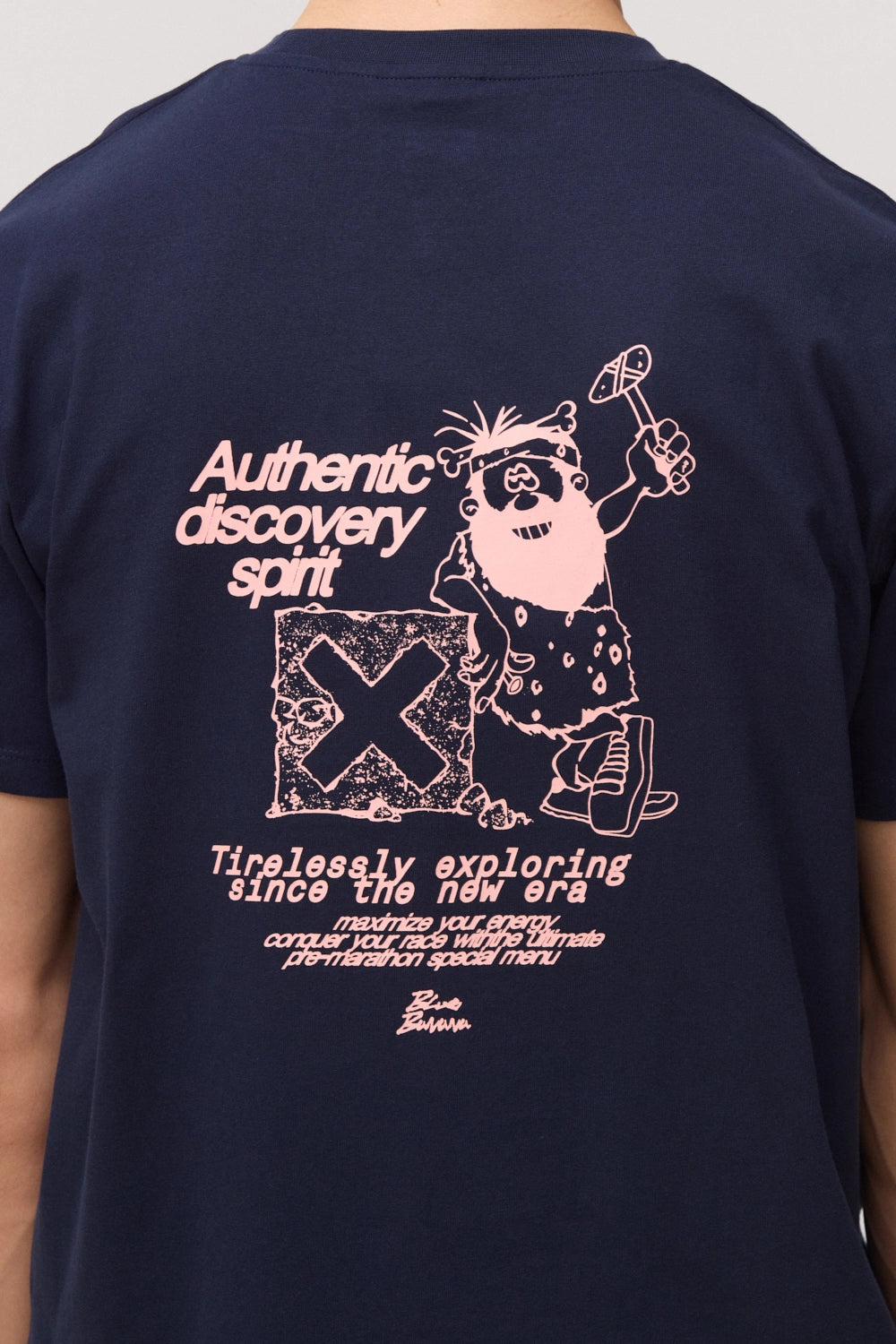 NAVY CAVERN TEE