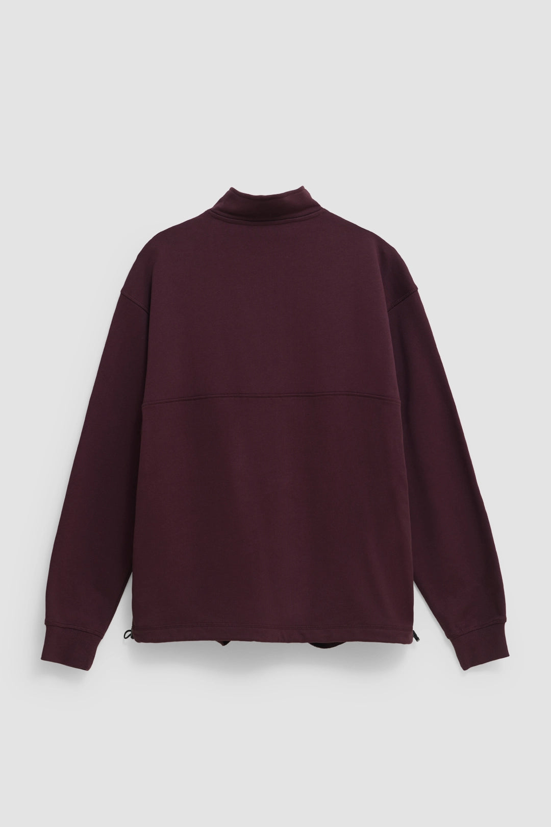 CHERRY OVAL HALF ZIP CREW