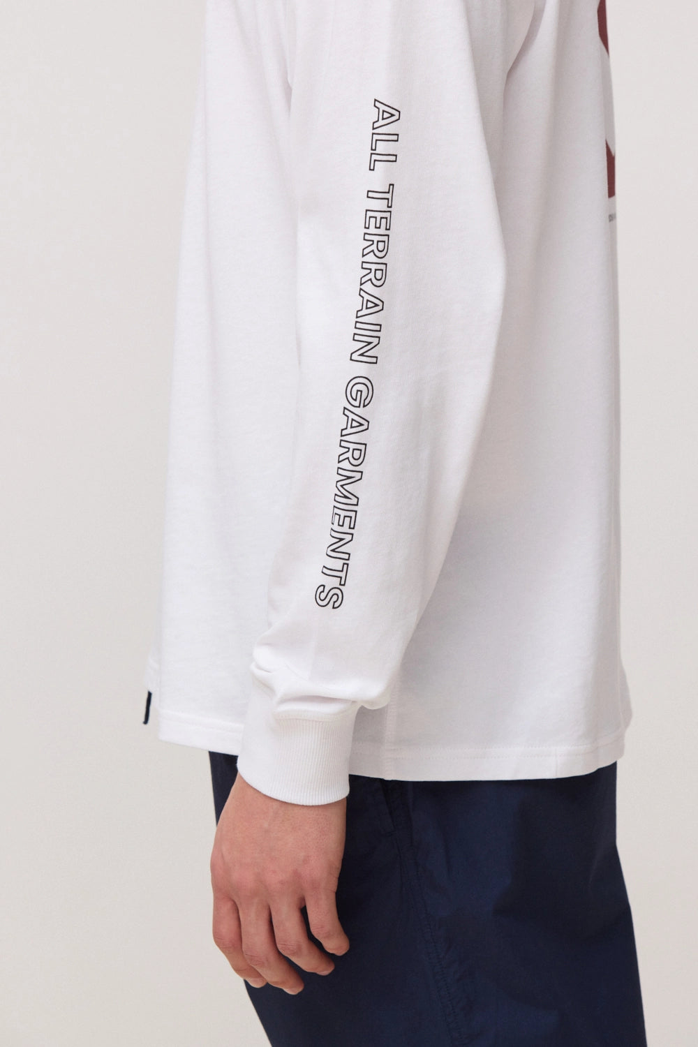 WHITE CORE LS TEE