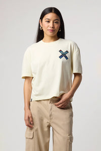 CAMISETA MUJER CLASSIC CREMA