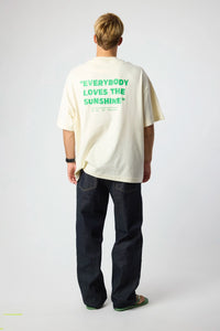 CREAM QUILT TEE