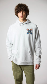 SUDADERA CON CAPUCHA CLASSIC LIGHT GREY MELANGE