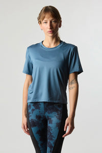 CAMISETA MUJER TRAIN DARK BLUE