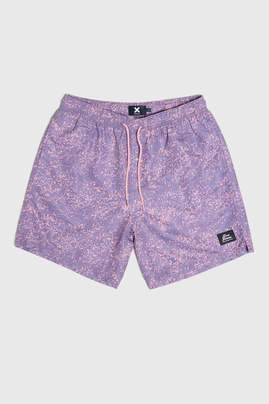 LIGHT PURPLE DRIP SWIMMING TRUNKS