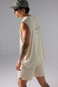 CAMISETA SIN MANGAS ACTIVE DUSTY CREAM