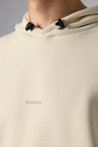 DUSTY CREAM TECH HOODIE