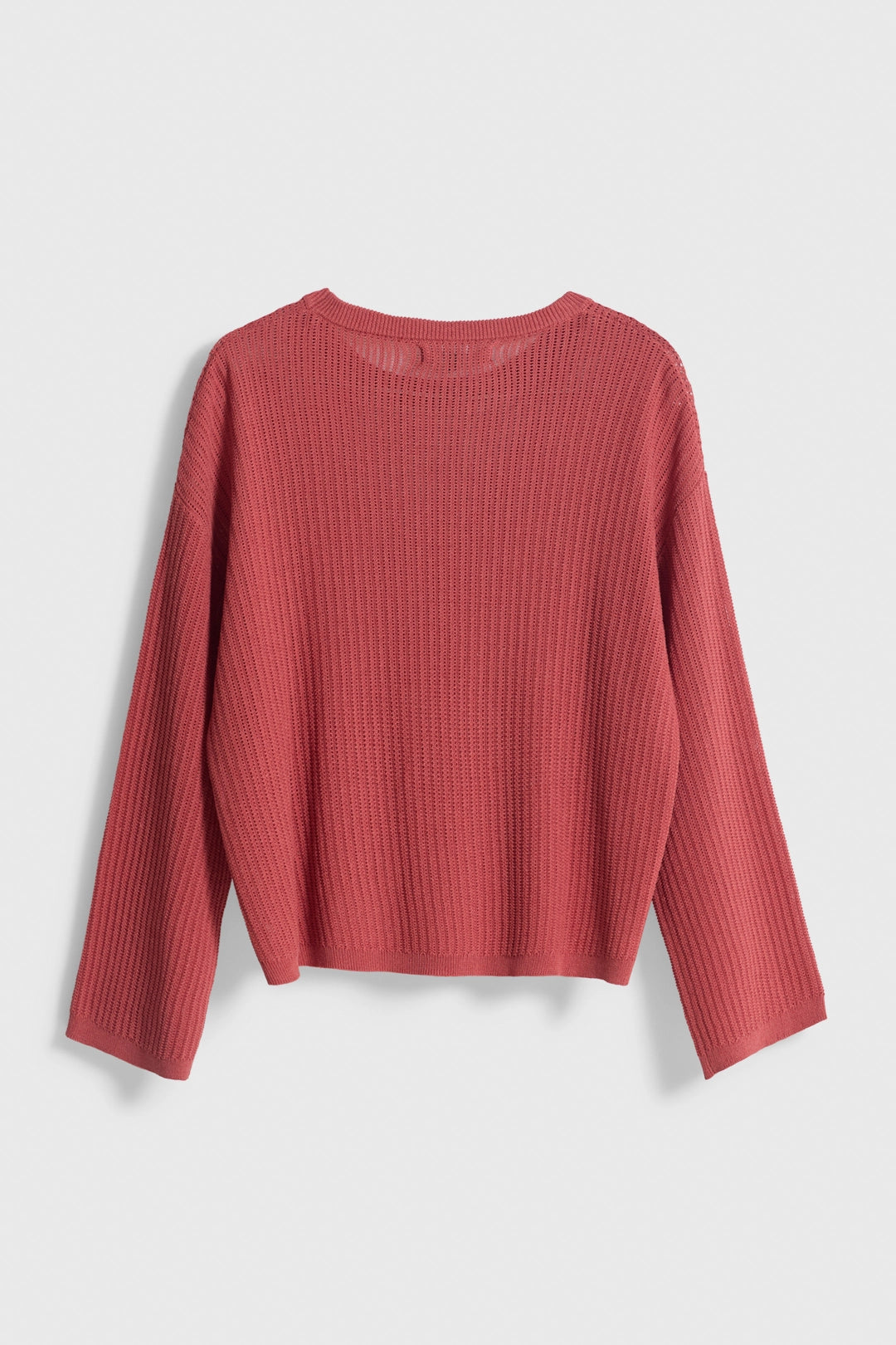 WINE ECHO WOMAN KNITTED SWEATER