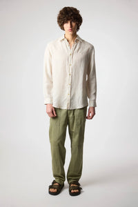 CAMISA DE LINO ECRU