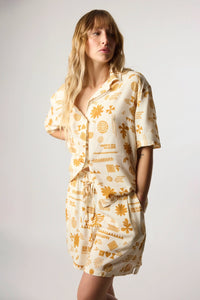 ECRU TILE WOMAN SS SHIRT