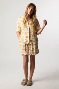 ECRU TILE WOMAN SS SHIRT
