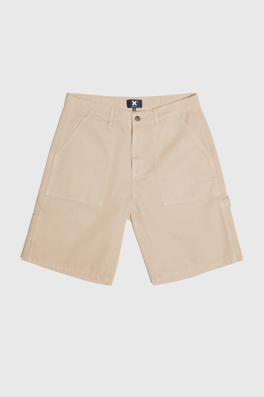 BEIGE FRANK SHORTS