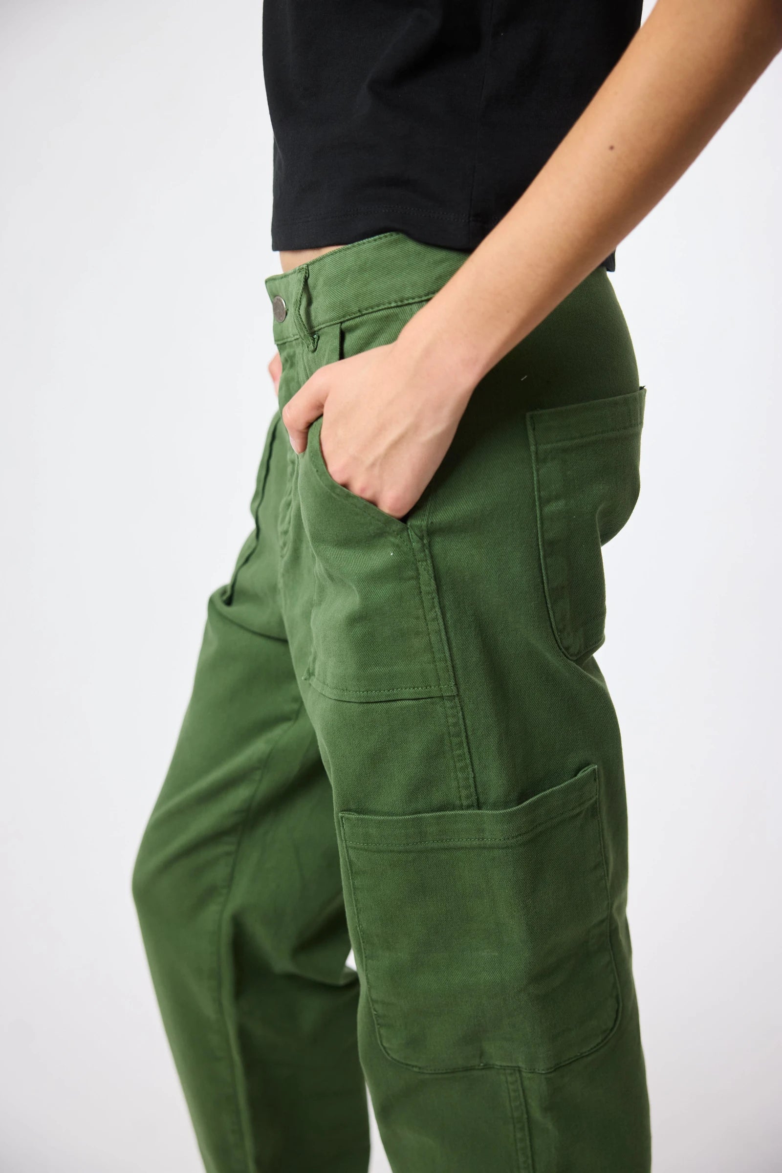 GREEN HEART WOMAN CARGO PANT