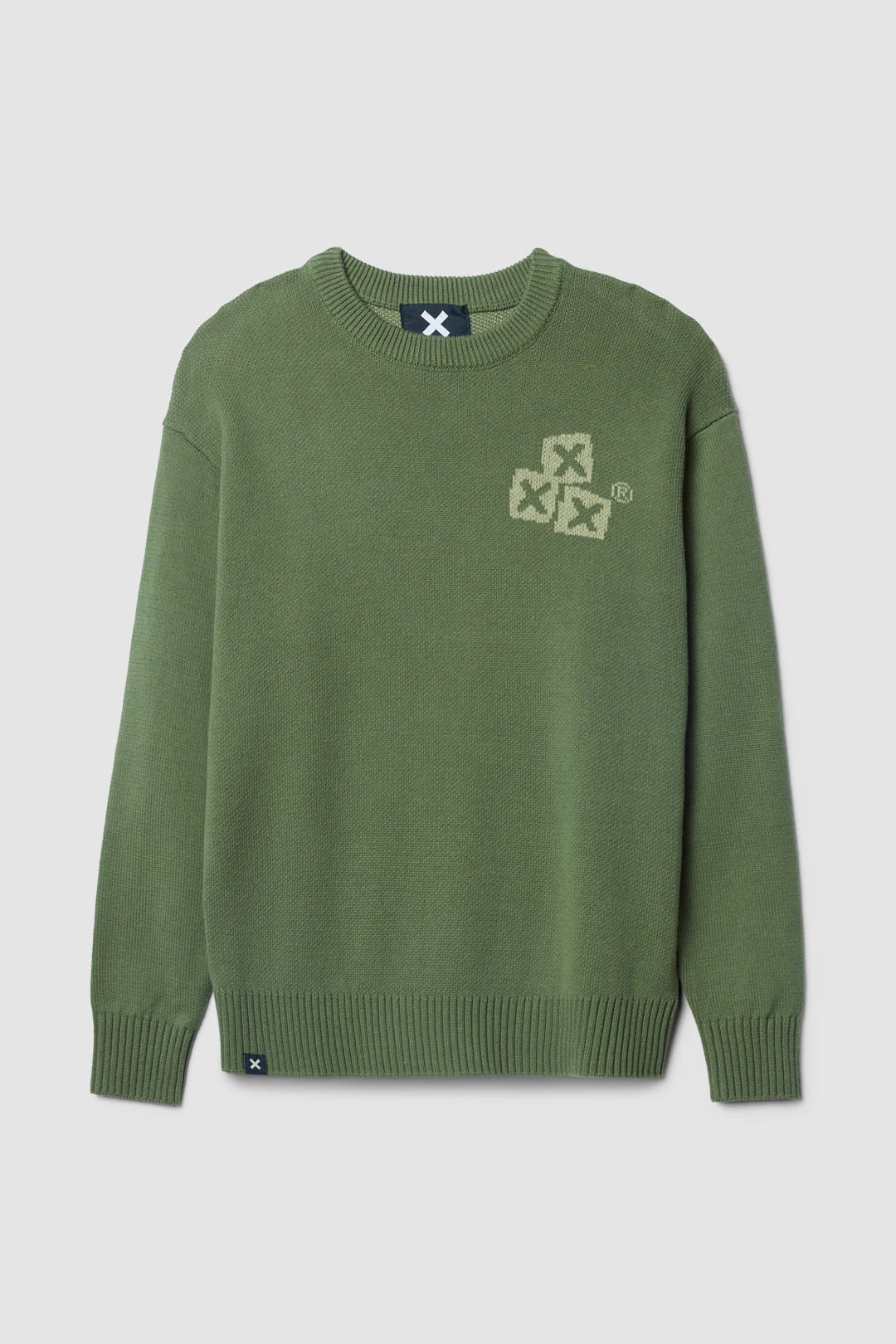 GREEN TOM KNITTED SWEATER