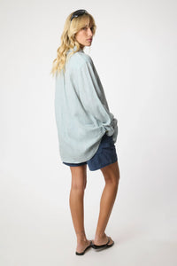 GREEN LINEN SHIRT