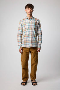 GREEN SUMMER PLAID SHIRT