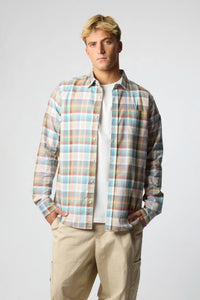 GREEN SUMMER PLAID SHIRT