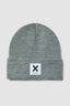 GREY MELANGE ICONIC BEANIE