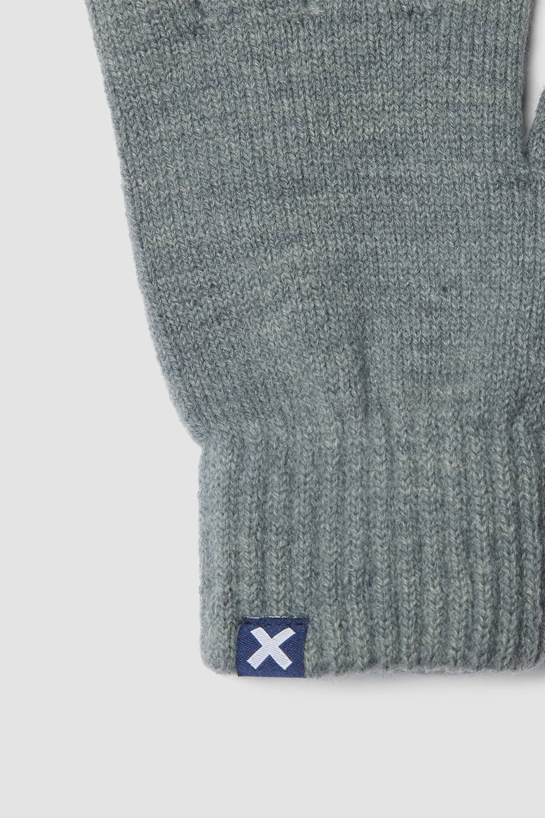 GREY MELANGE ICONIC GLOVES