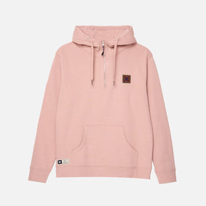 PEACH HALF ZIP HOODIE